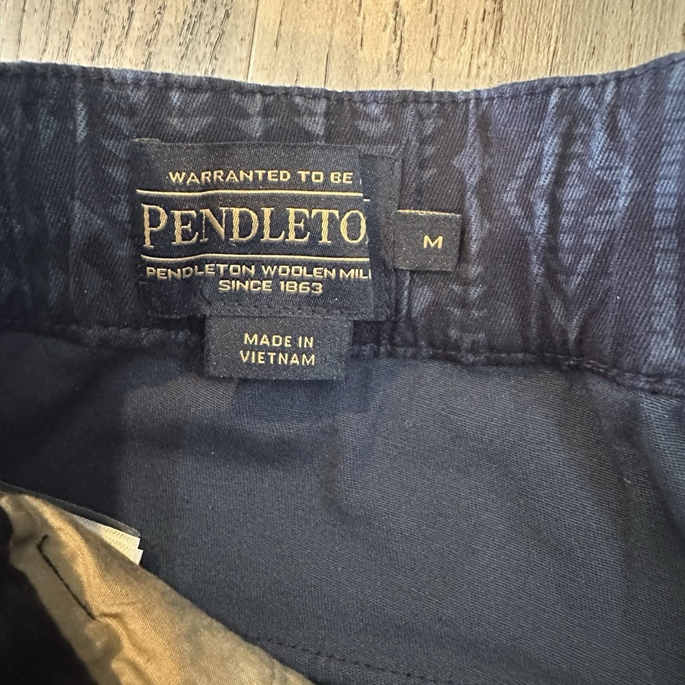 Pendleton Shorts Men Medium Blue Southwestern Nav… - image 3